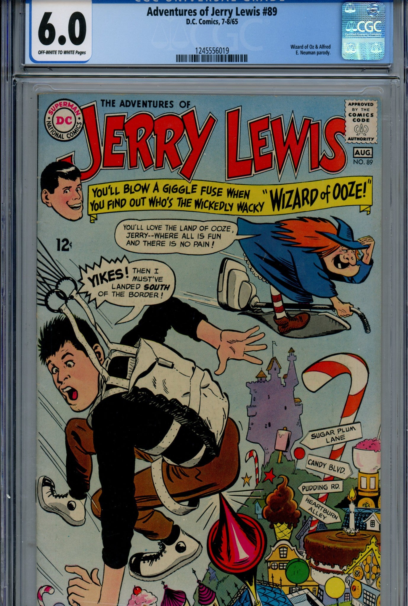 The Adventures of Jerry Lewis 89 CGC 6.0 (1965)
