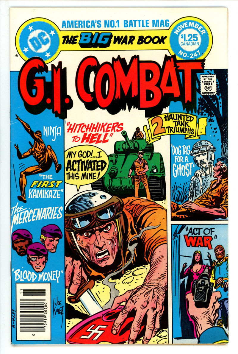 G.I. Combat 247 Canadian Price Variant VF- (1982)