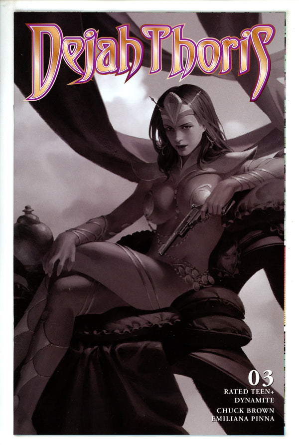 Dejah Thoris Vol 4 3 Yoon B&W Incentive Variant (2023)