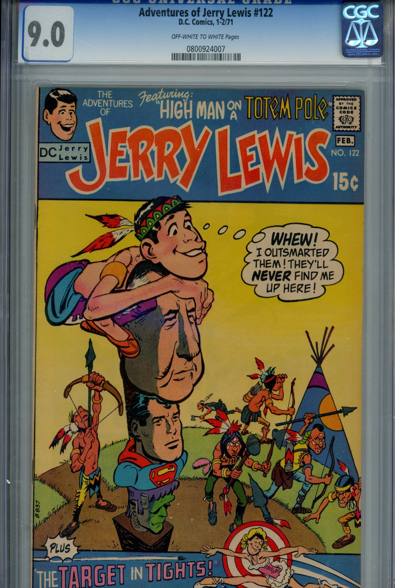 The Adventures of Jerry Lewis 122 CGC 9.0 (1970)