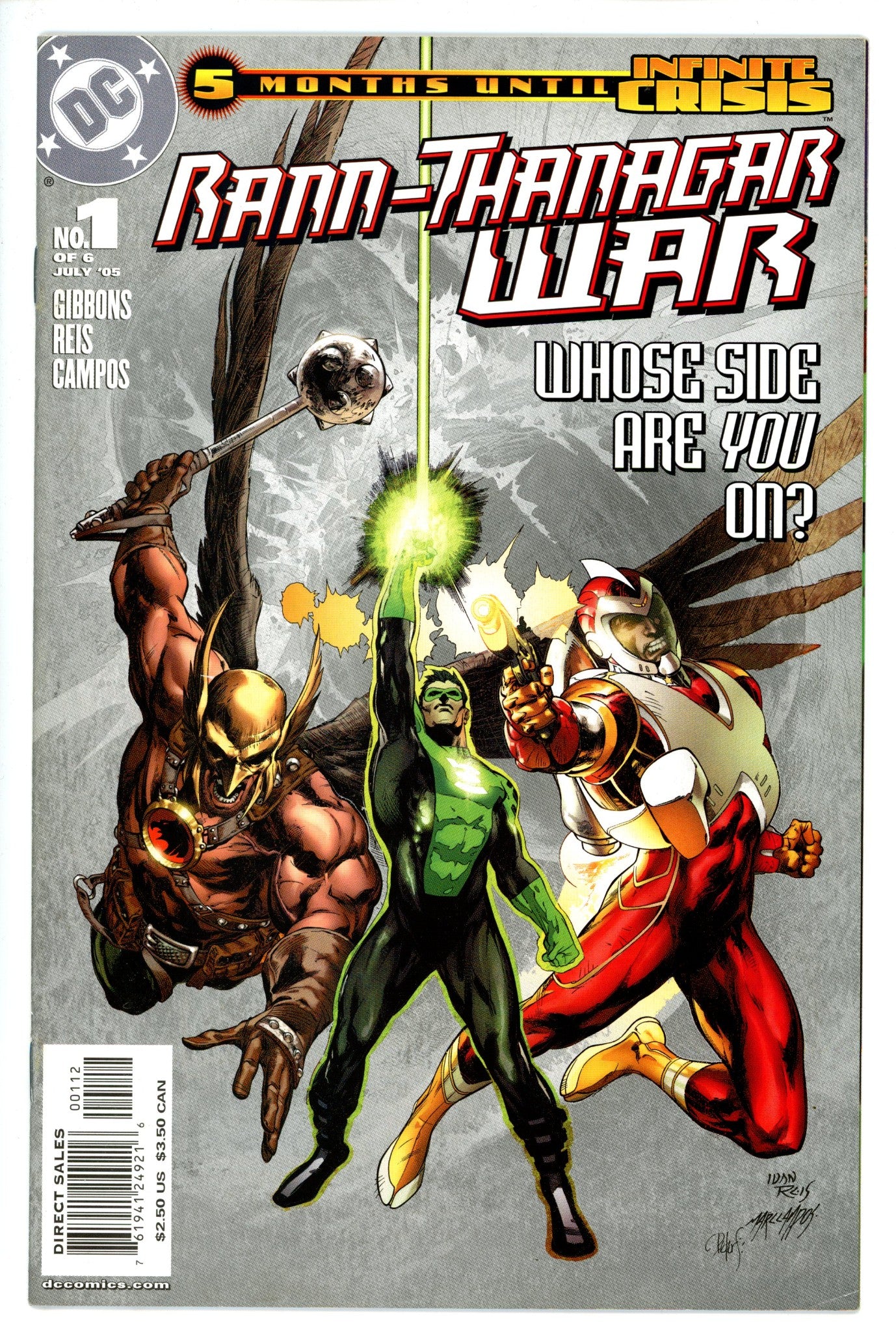 Rann / Thanagar War 1 2nd Print
