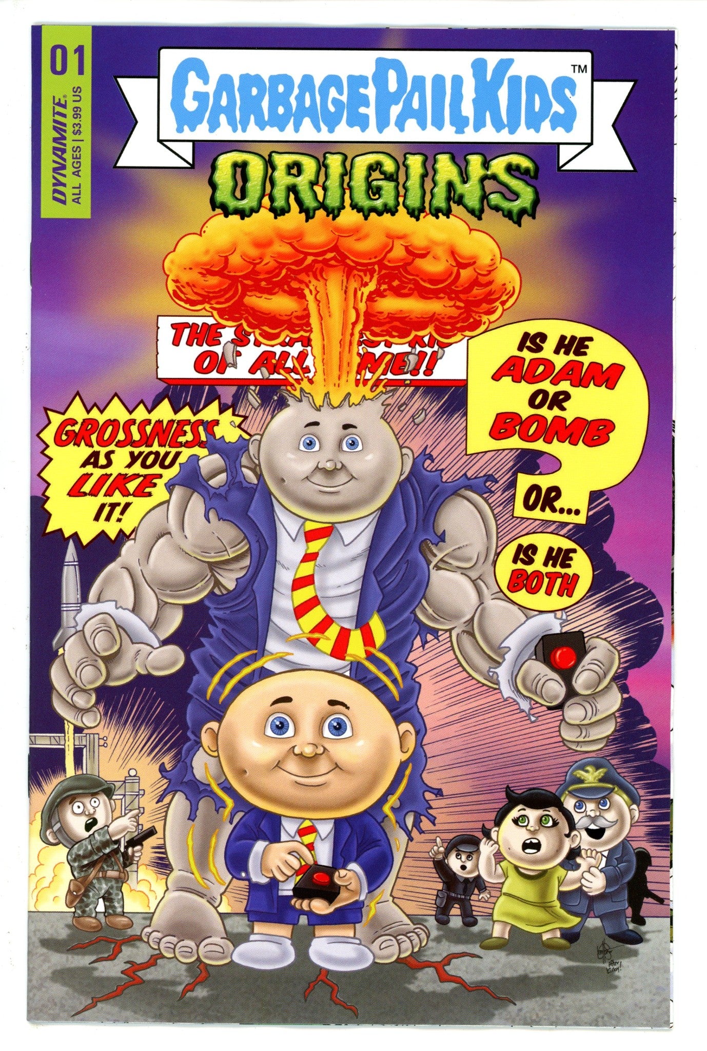 Garbage Pail Kids Origins 1 Haeser Variant (2022)