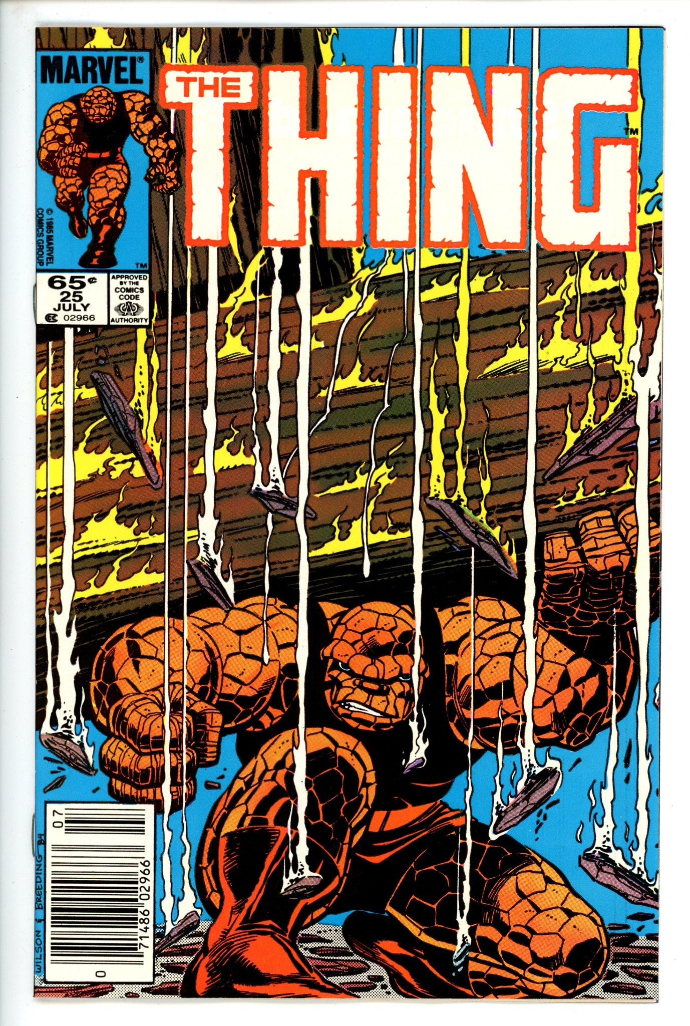 The Thing Vol 1 25 Newsstand