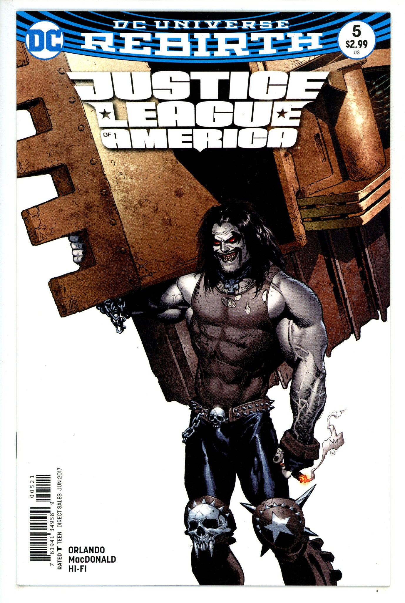 Justice League of America Vol 5 5 Mahnke Variant