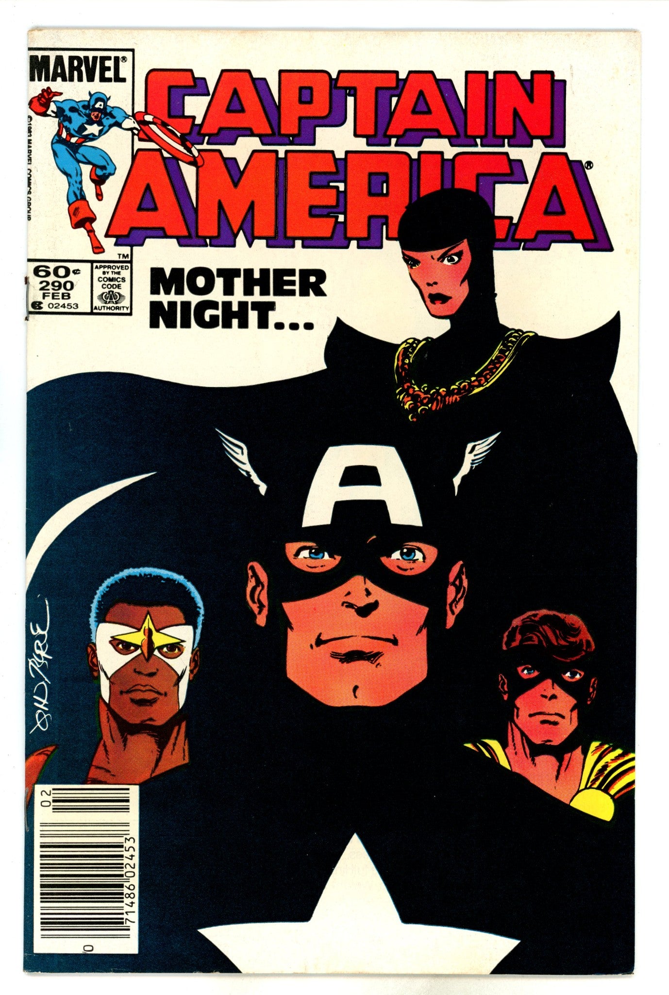 Captain America Vol 1 290 Newsstand VF-