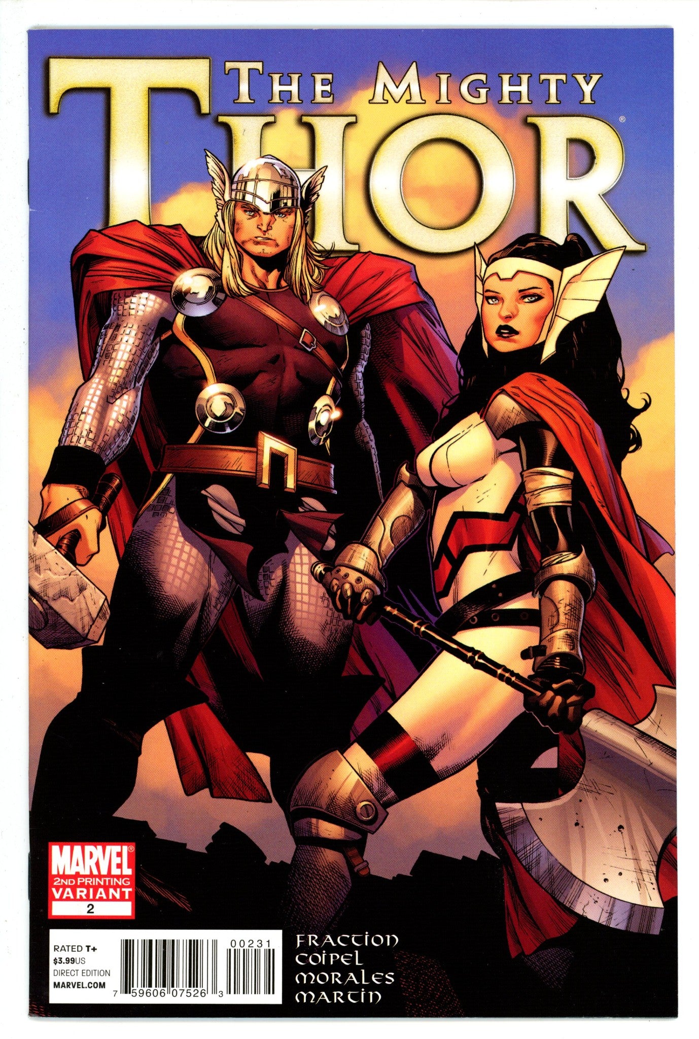The Mighty Thor Vol 1 2 2Nd Print VF/NM (2011)
