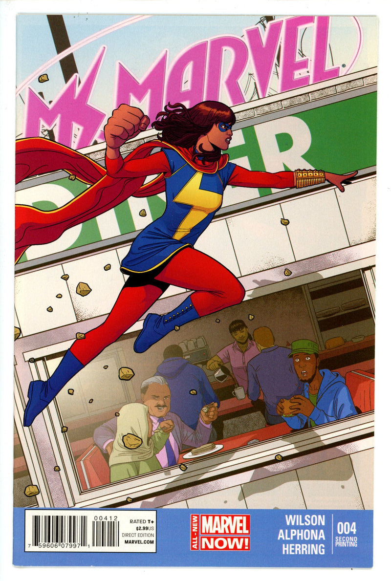 Ms. Marvel Vol 3 4 2nd Print VF/NM