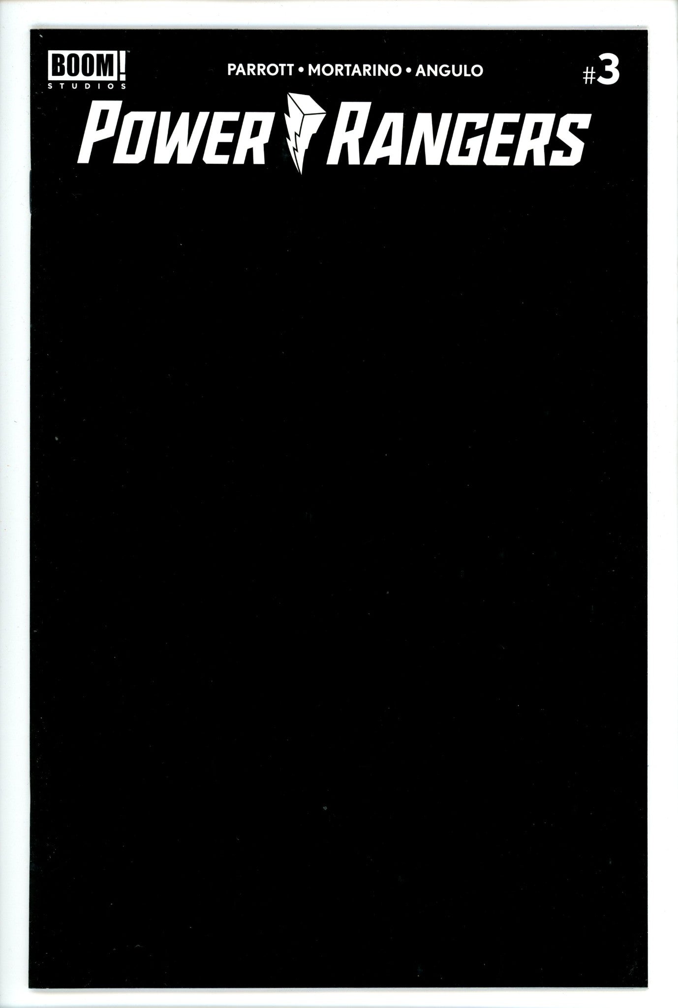 Power Rangers 3 Blank Variant-Boom-CaptCan Comics Inc
