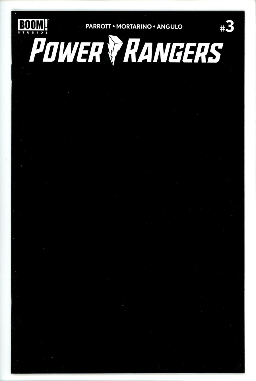 Power Rangers 3 Blank Variant-Boom-CaptCan Comics Inc