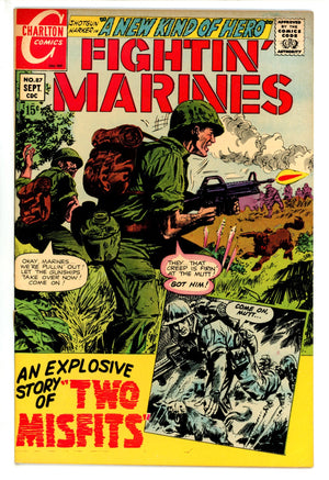 Fightin' Marines 87 Bottom Staple Detached Apparent VF (1969)