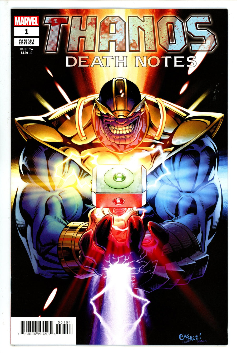 Thanos Death Notes 1 McGuinness Variant NM-