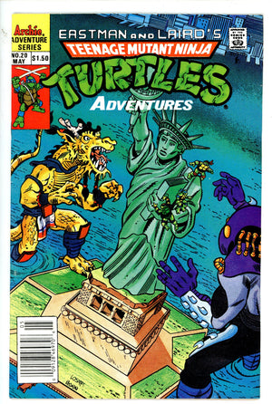 Teenage Mutant Ninja Turtles Adventures Vol 2 20 Canadian VF+