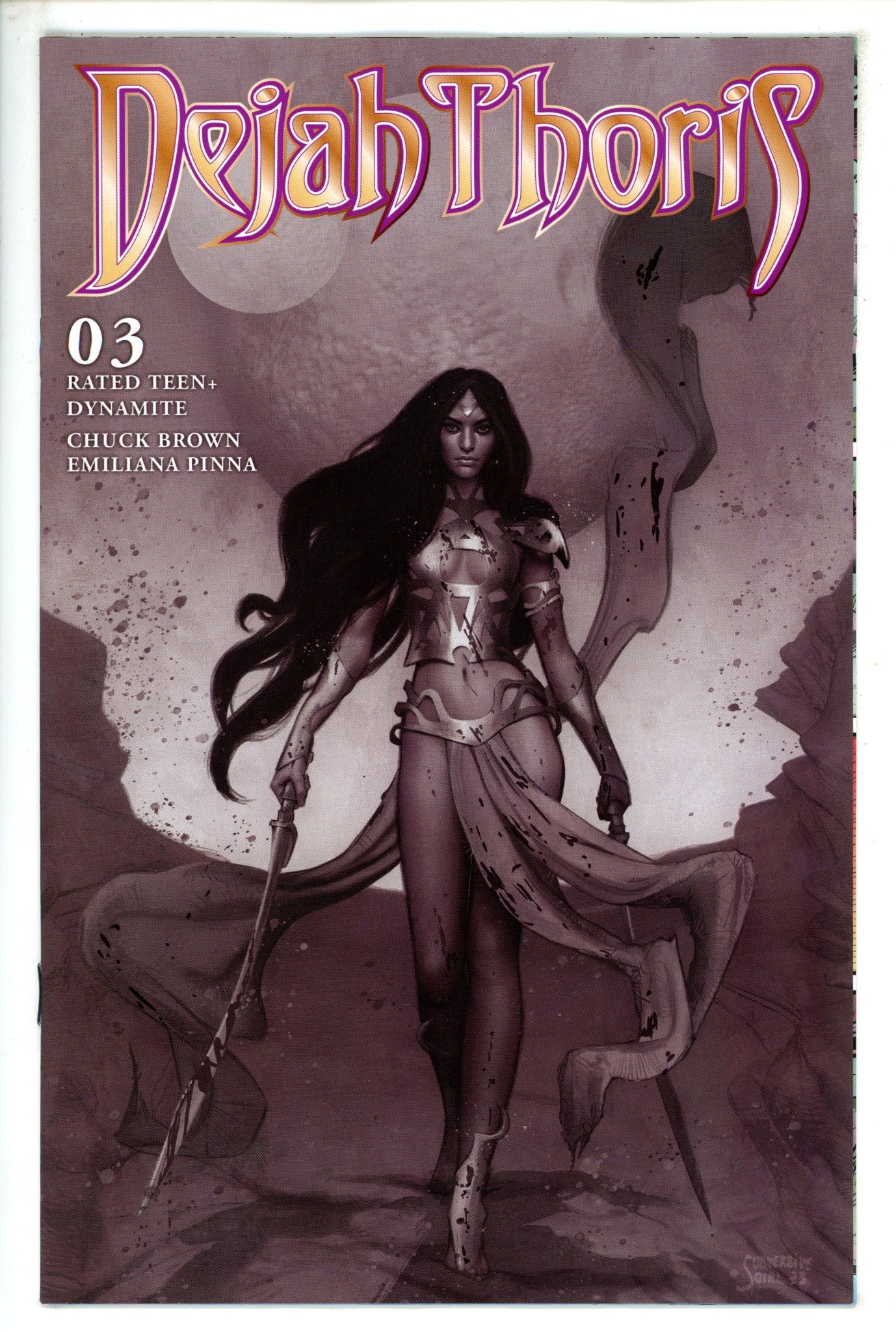 Dejah Thoris Vol 4 3 Puebla B&W Incentive Variant (2023)