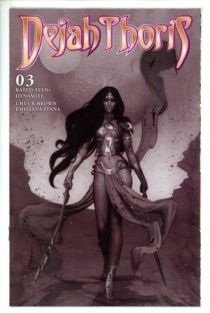 Dejah Thoris Vol 4 3 Puebla B&W Incentive Variant (2023)