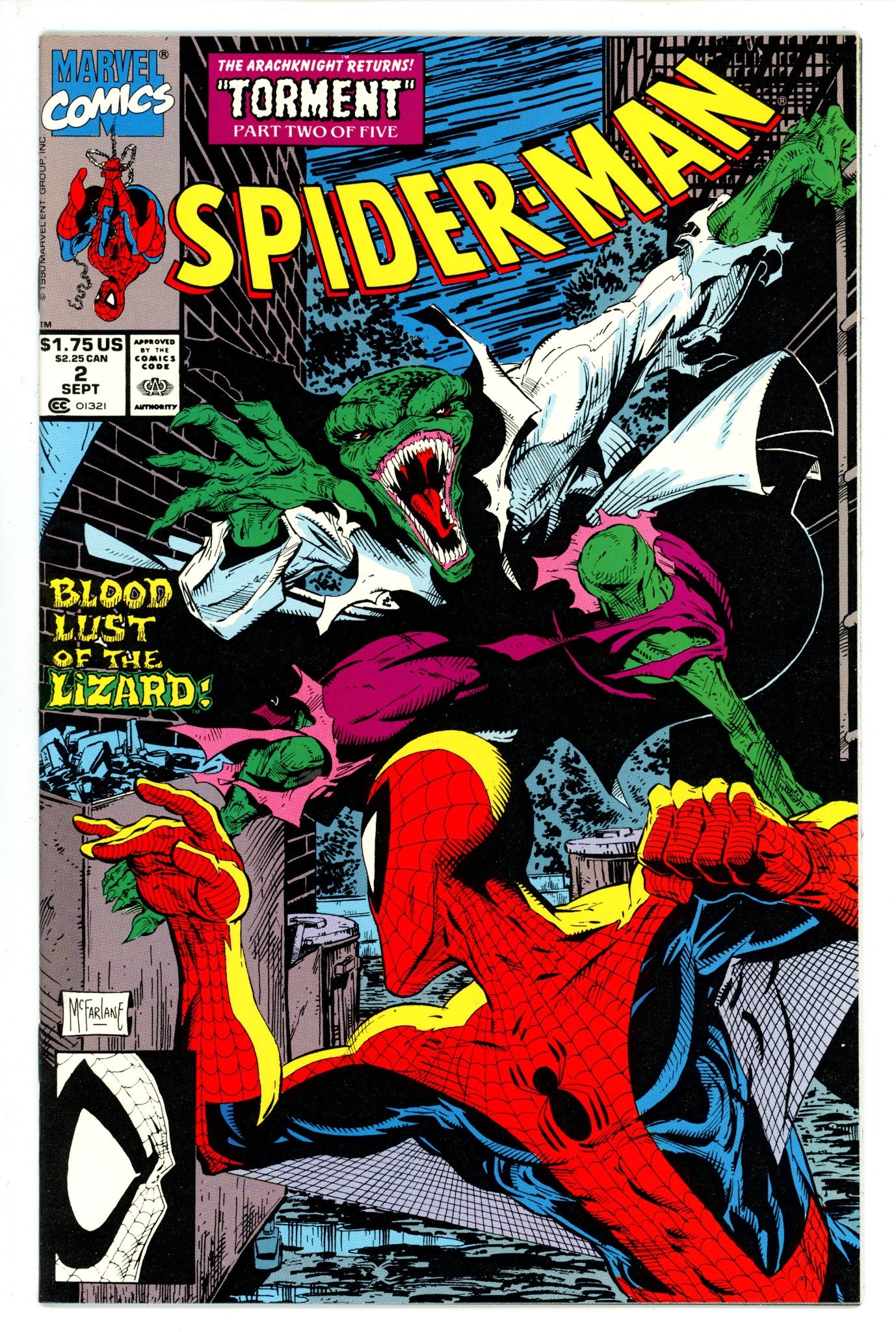 Spider-Man Vol 1 2 NM (1990)