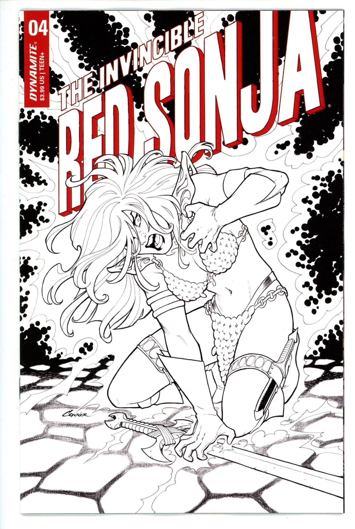 Invincible Red Sonja 4 Conner Variant (2021)