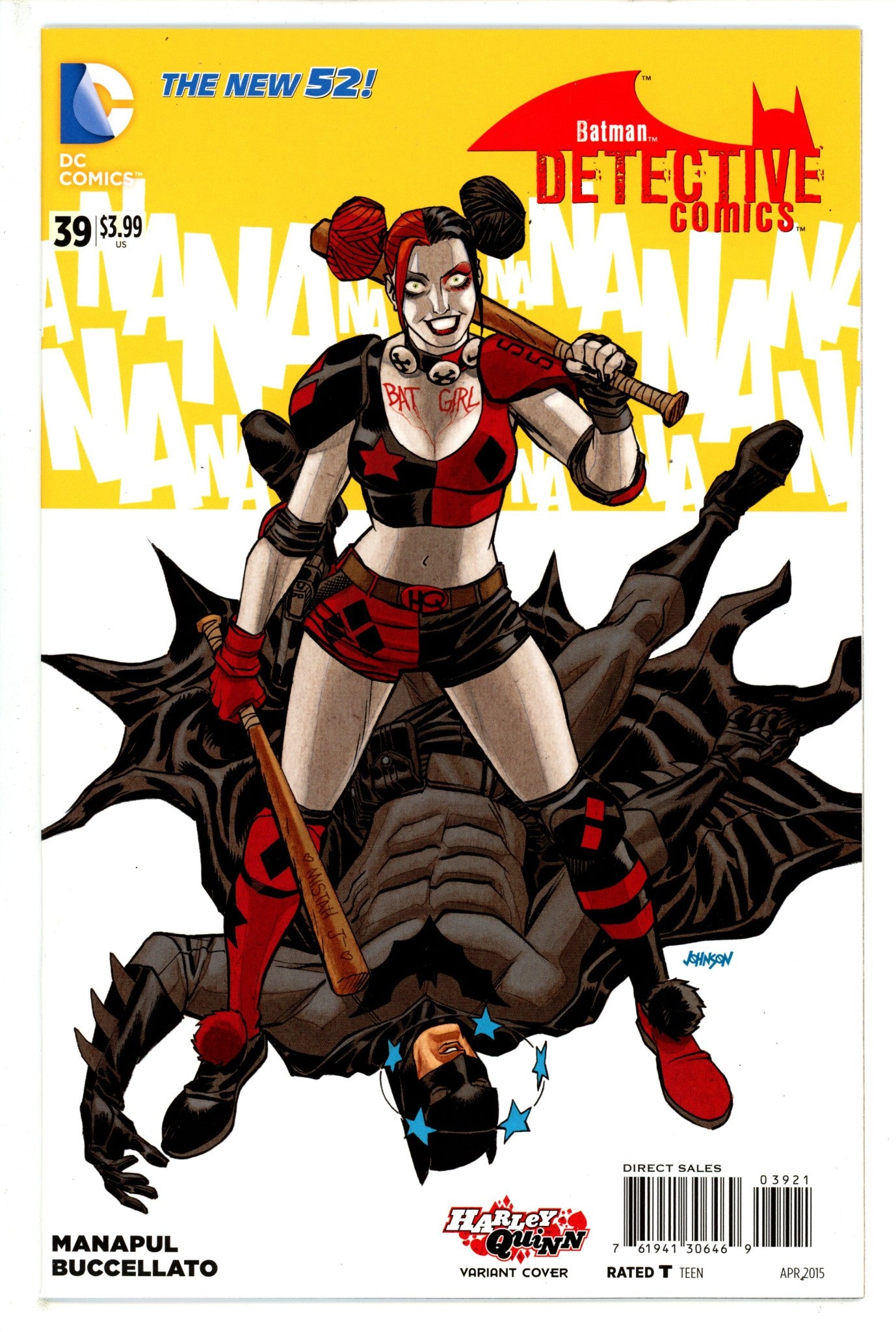 Detective Comics Vol 2 39 Johnson Variant (2015)