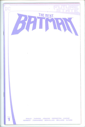 Future State Next Batman 1 Blank Variant-DC-CaptCan Comics Inc