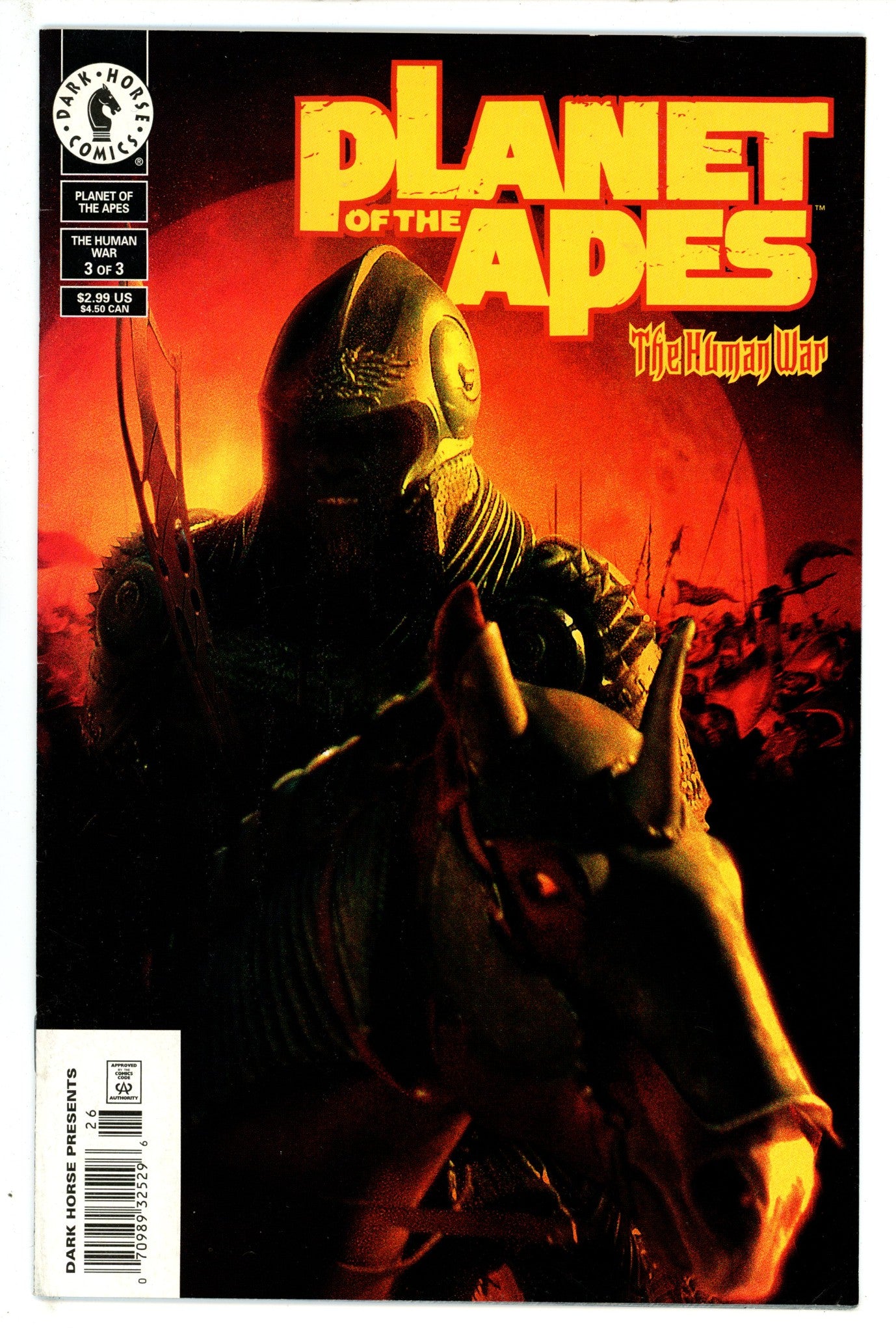 Planet of the Apes 3 Photo Newsstand Variant VF (2001)
