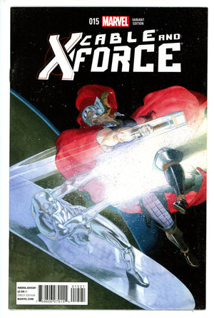 Cable and X-Force 15 Ribic Variant VF