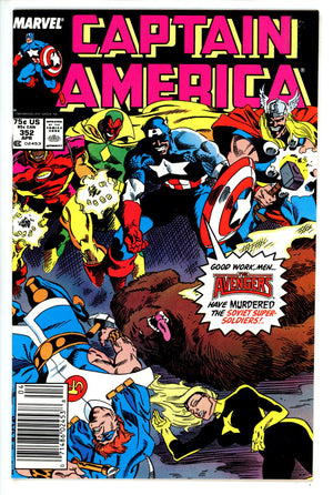 Captain America Vol 1 352 Newsstand VF+