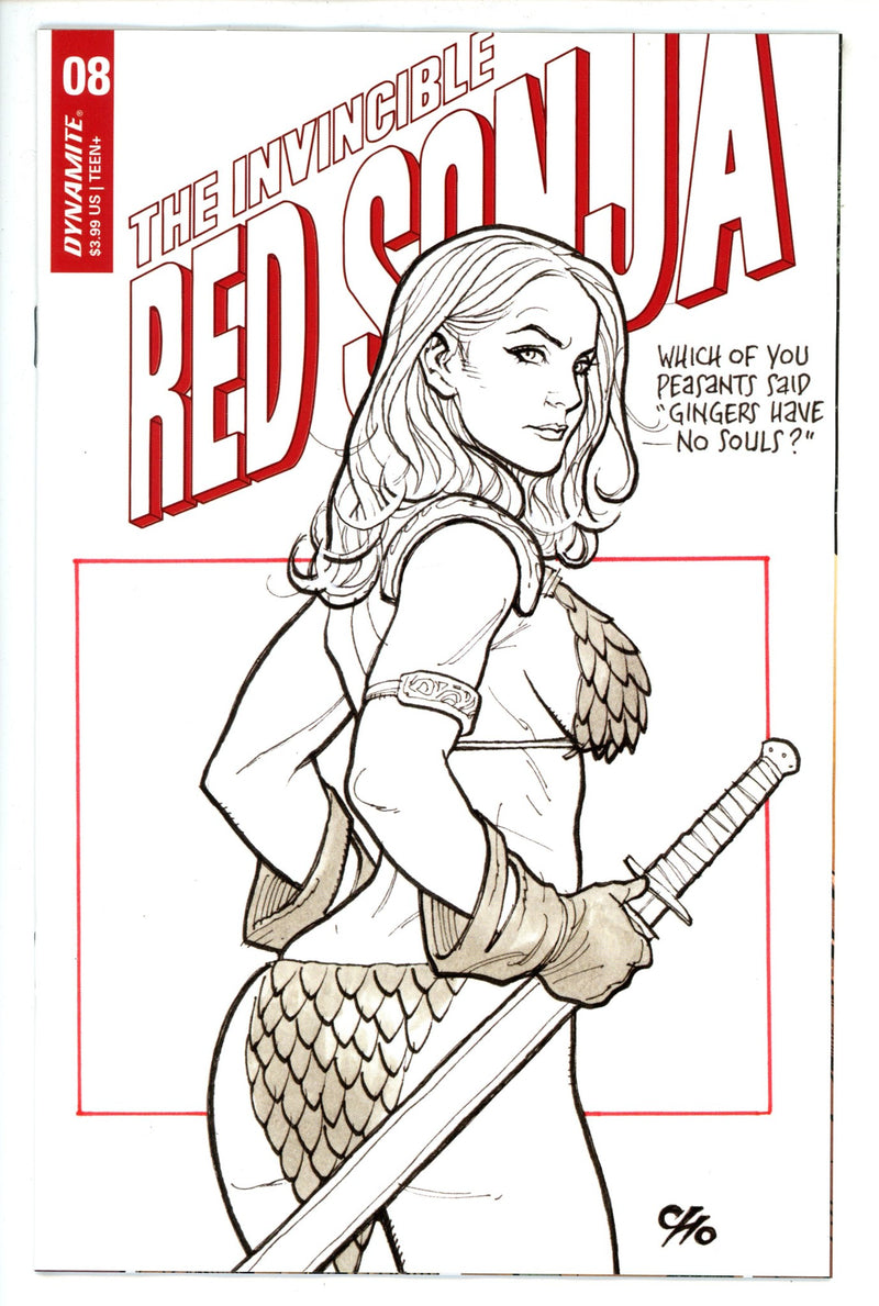 Invincible Red Sonja 8 Cho Variant (2022)