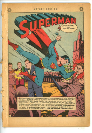 Action Comics Vol 1 92 Coverless