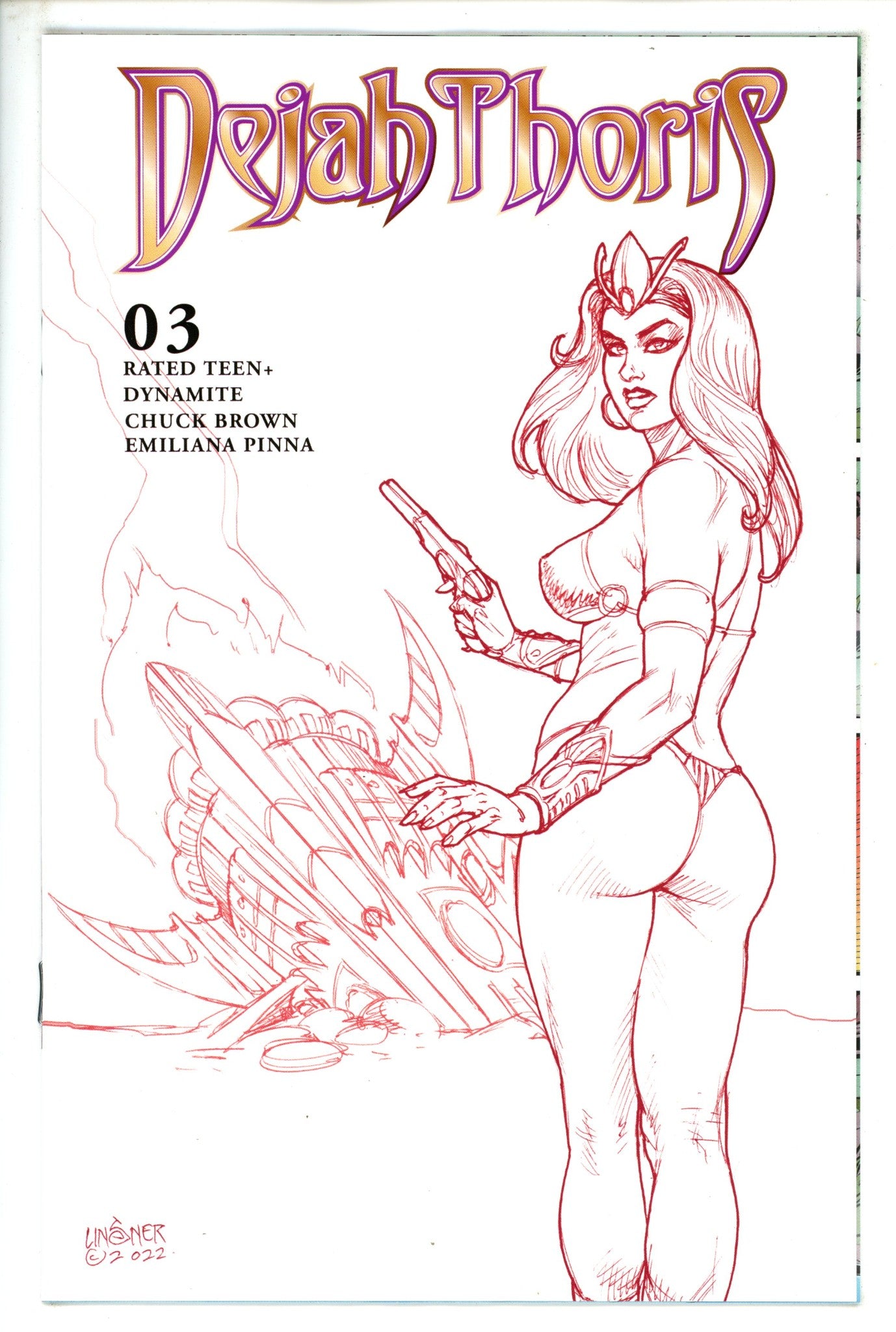 Dejah Thoris Vol 4 3 Linsner Incentive Variant (2023)