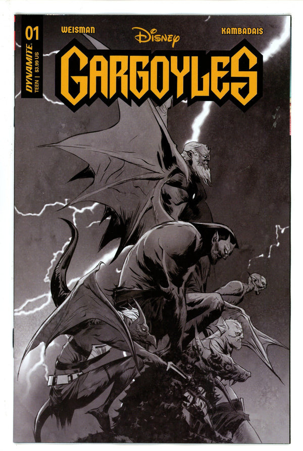 Gargoyles 1 Lee B&W Variant