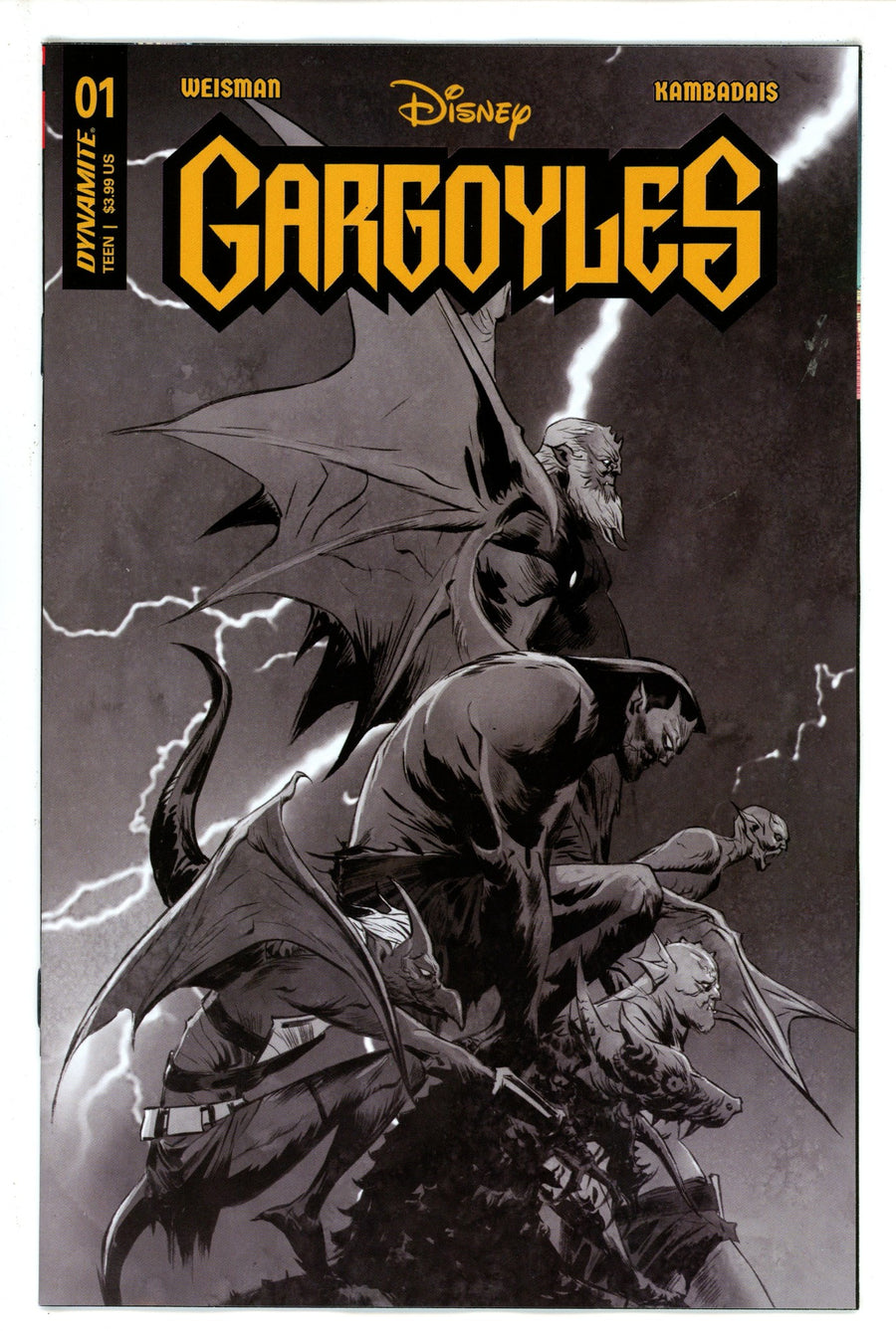 Gargoyles 1 Lee B&W Variant