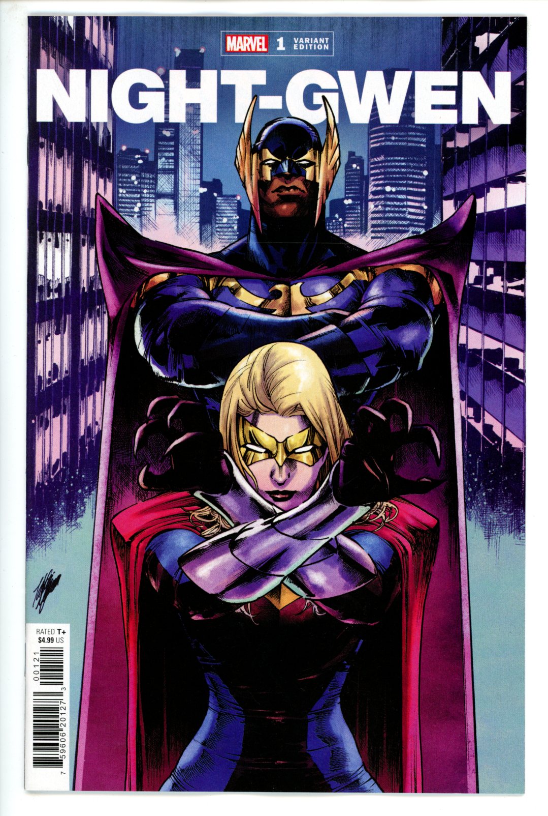 Heroes Reborn Night-Gwen 1 Miyazawa Variant (2021)