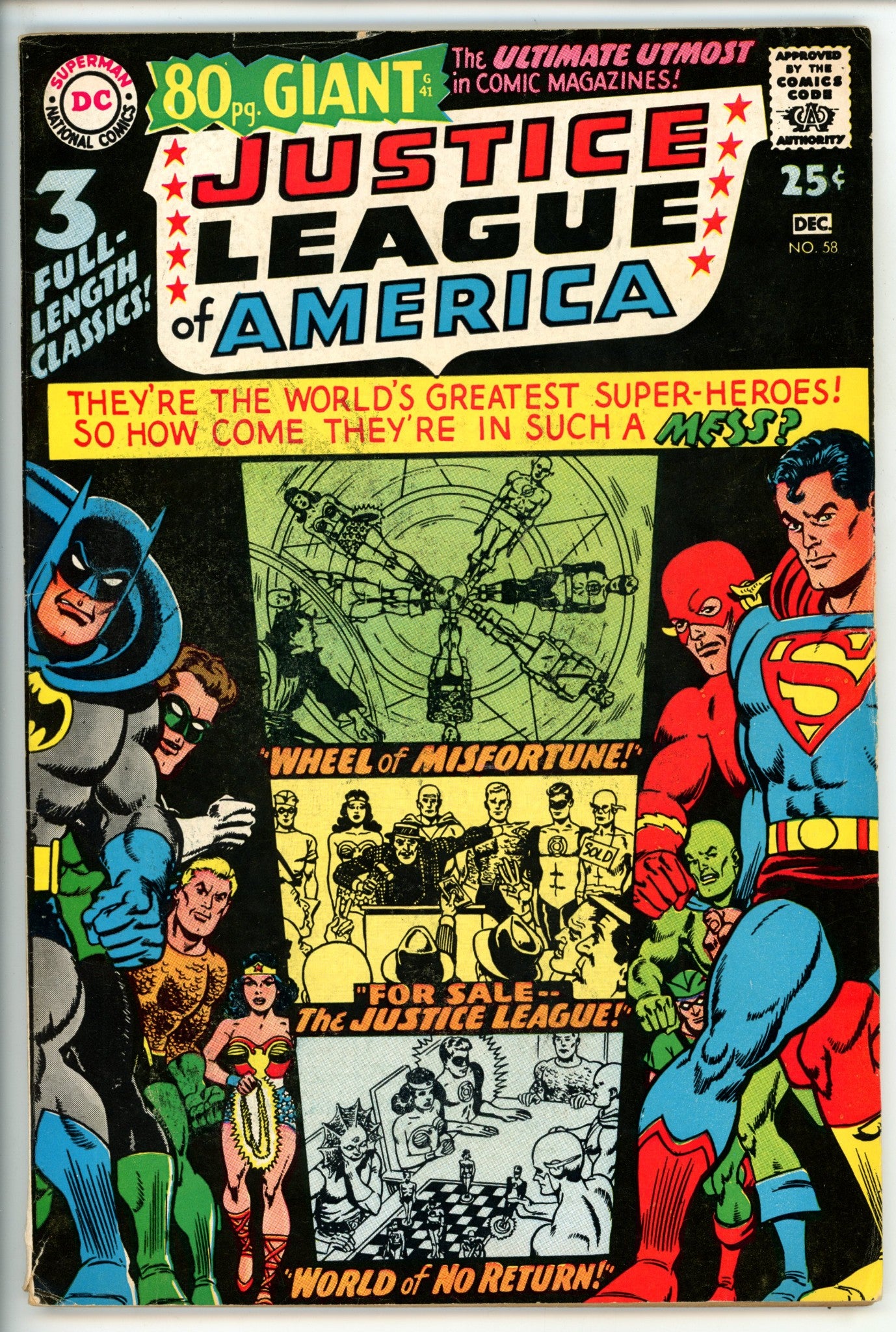 Justice League of America Vol 1 58 FN-