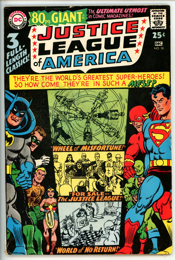 Justice League of America Vol 1 58 FN-
