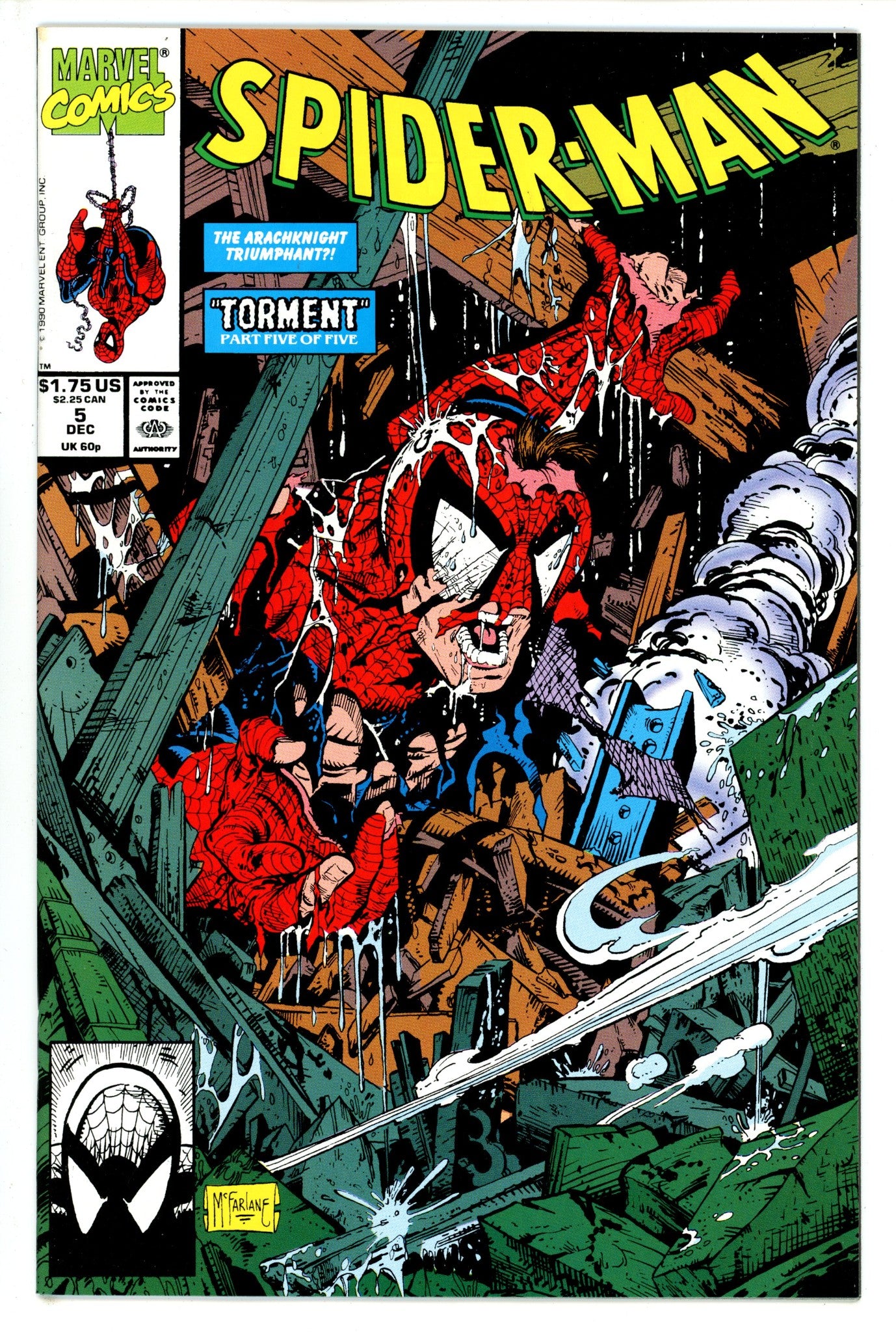 Spider-Man Vol 1 5 NM (1990)