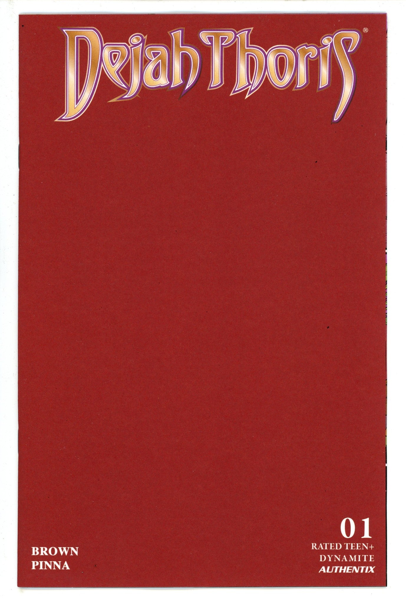 Dejah Thoris Vol 4 1 Blank (2023)