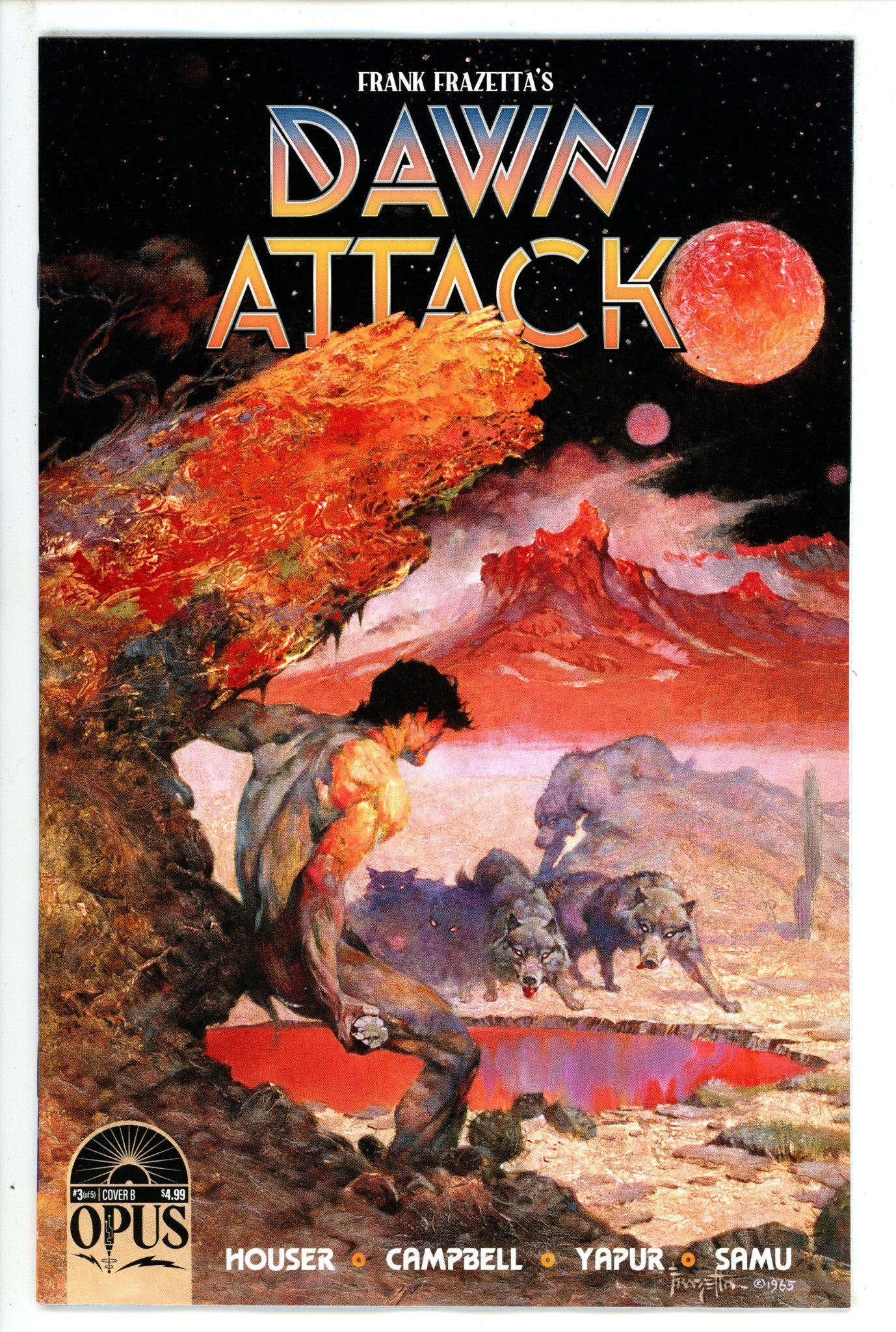 Frank Frazettas Dawn Attack 3 Frazetta Variant (2023)