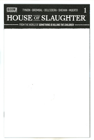 House of Slaughter 1 Blank Variant
