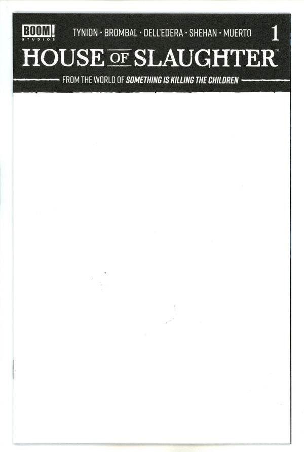 House of Slaughter 1 Blank Variant