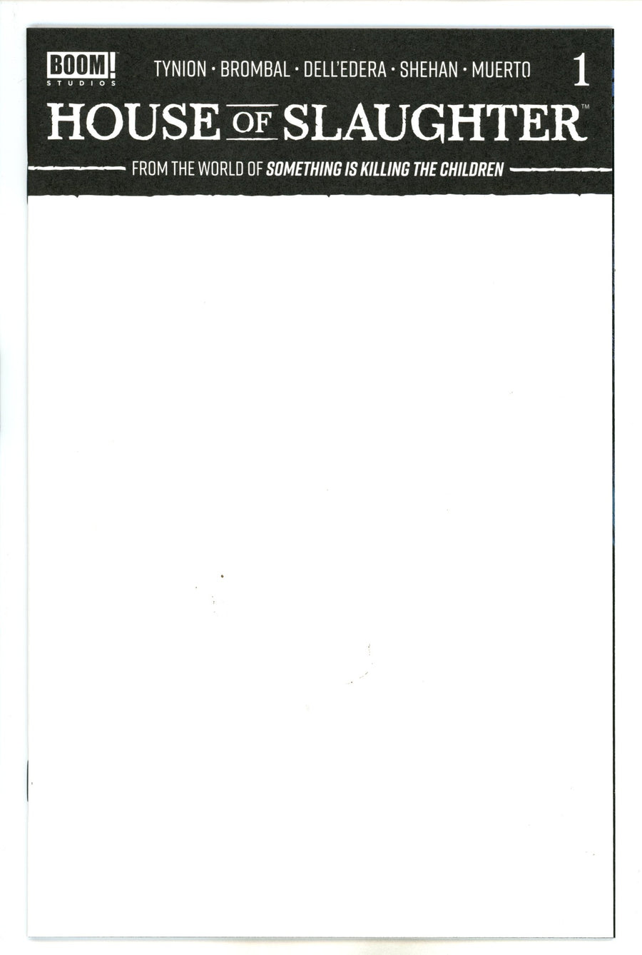 House of Slaughter 1 Blank Variant