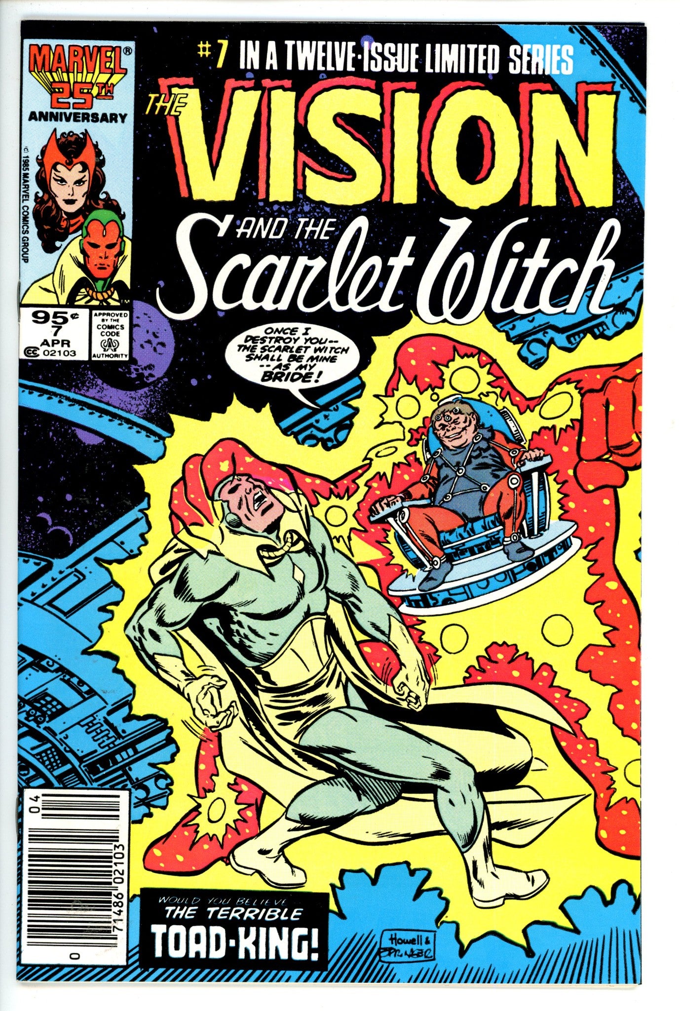 The Vision and the Scarlet Witch Vol 2 7 Canadian VF/NM