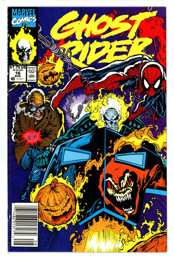 Ghost Rider Vol 2 16 Newsstand (1991)