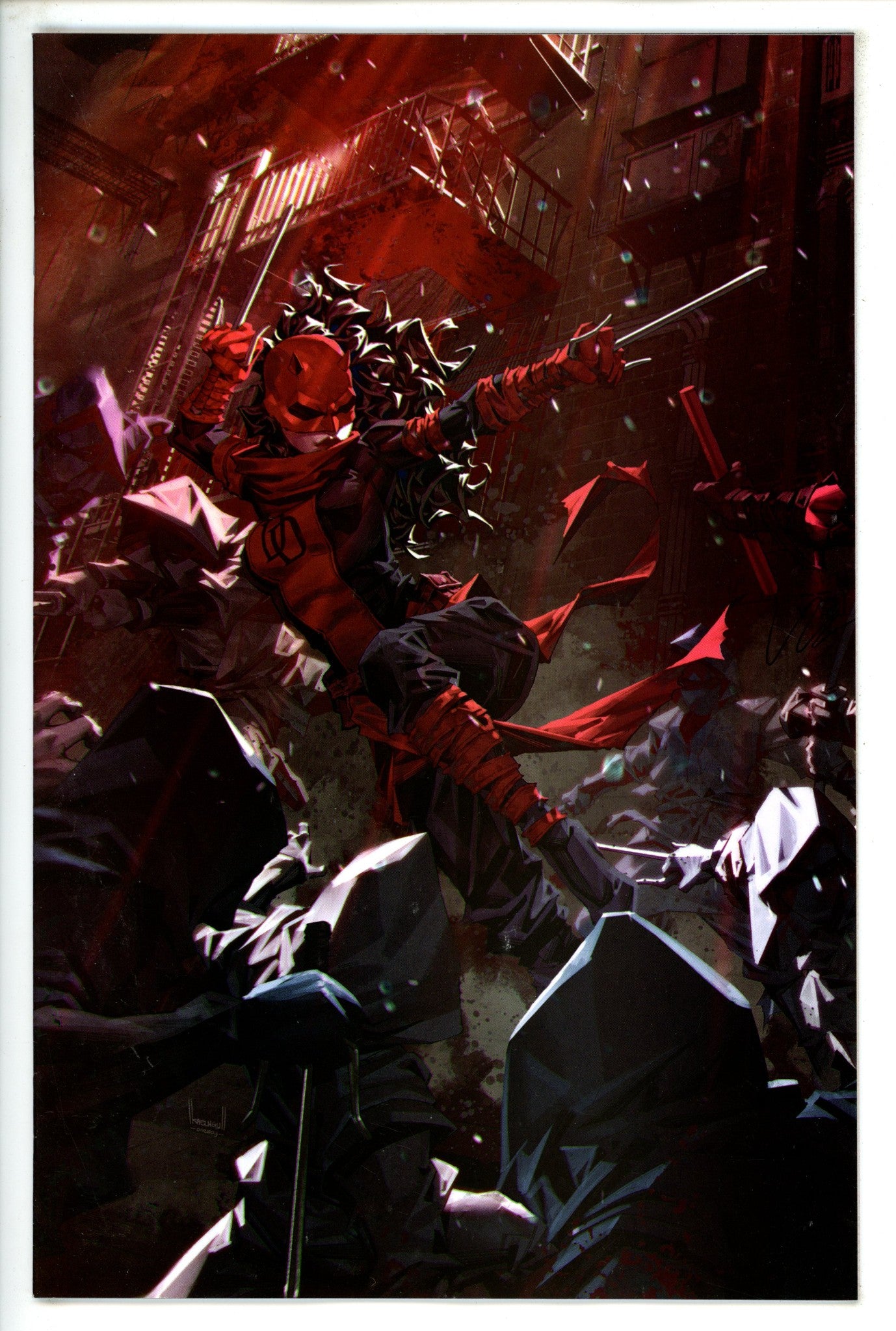 Daredevil Vol 7 5 Ngu Connecting Virgin Exclusive Variant (2022)