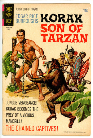 Edgar Rice Burroughs Korak, Son of Tarzan 41 VG