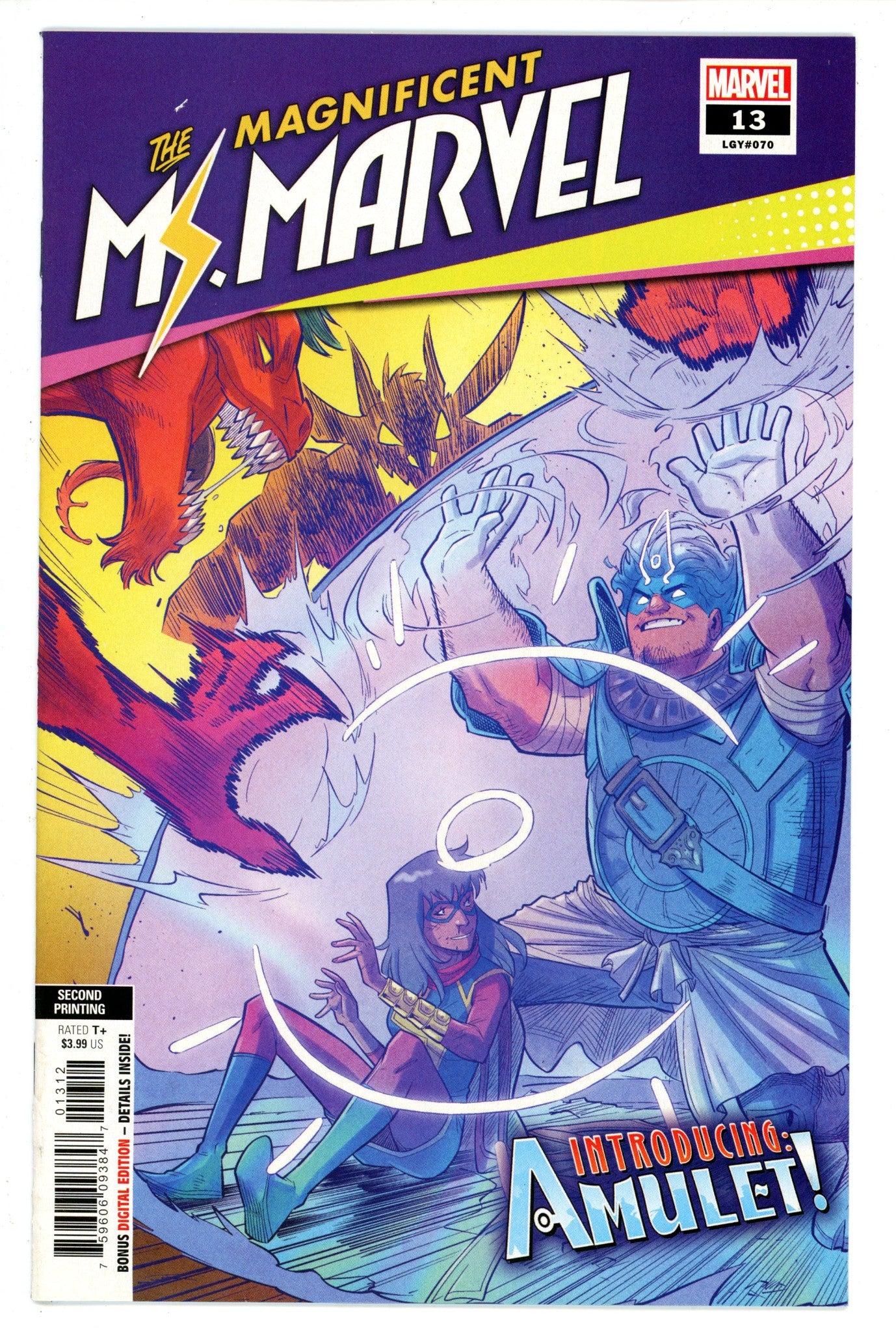 Magnificent Ms. Marvel 13 (70) 2nd Print FN/VF