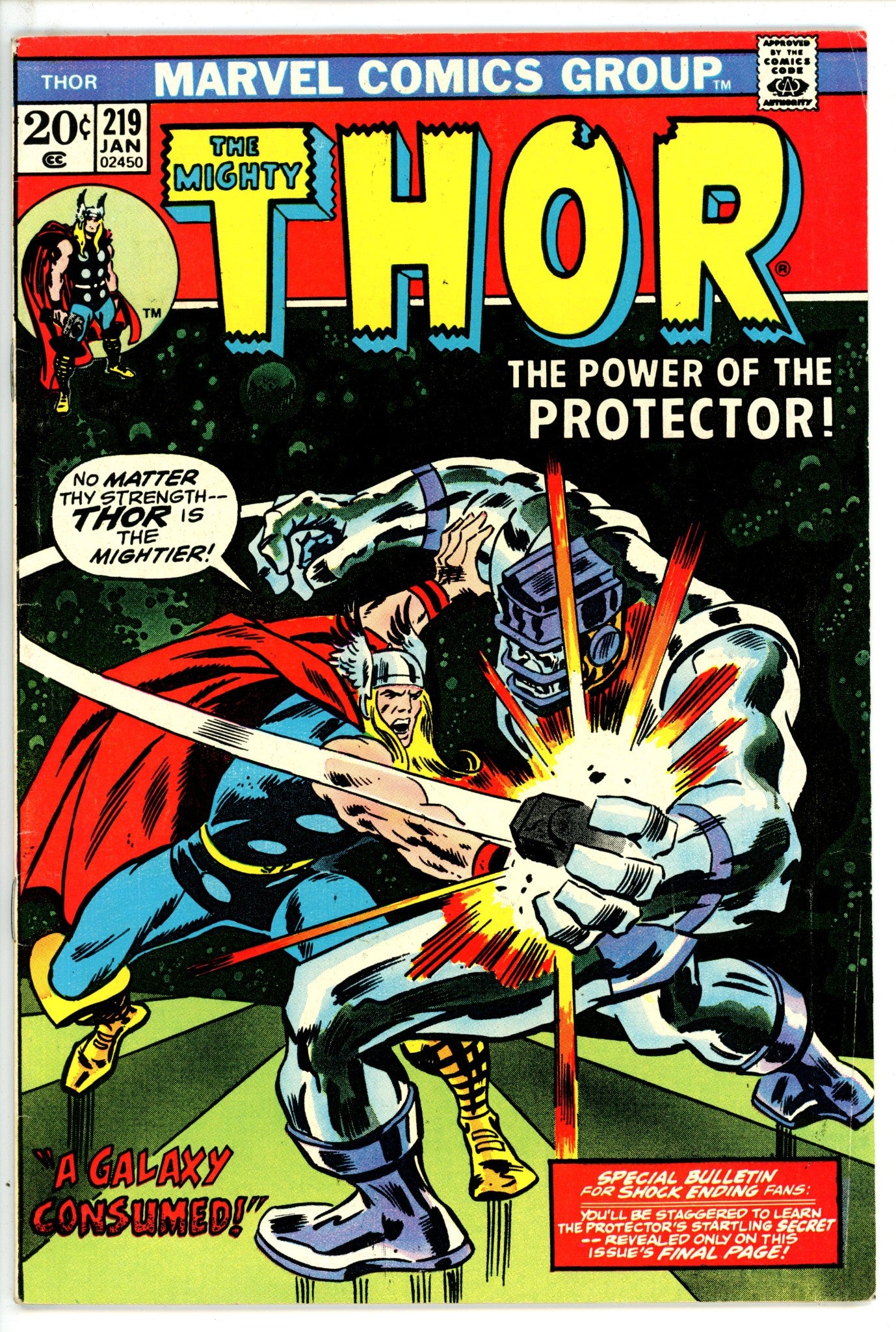 Thor Vol 1 219 FN+ (1974)