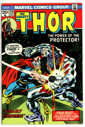 Thor Vol 1 219 FN+ (1974)