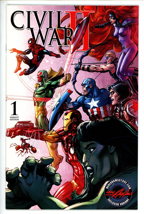 Civil War II 1 Adams Variant NM