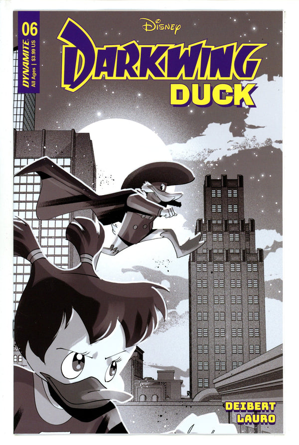 Darkwing Duck Vol 2 6 Kambadais B&W Incentive Variant (2023)