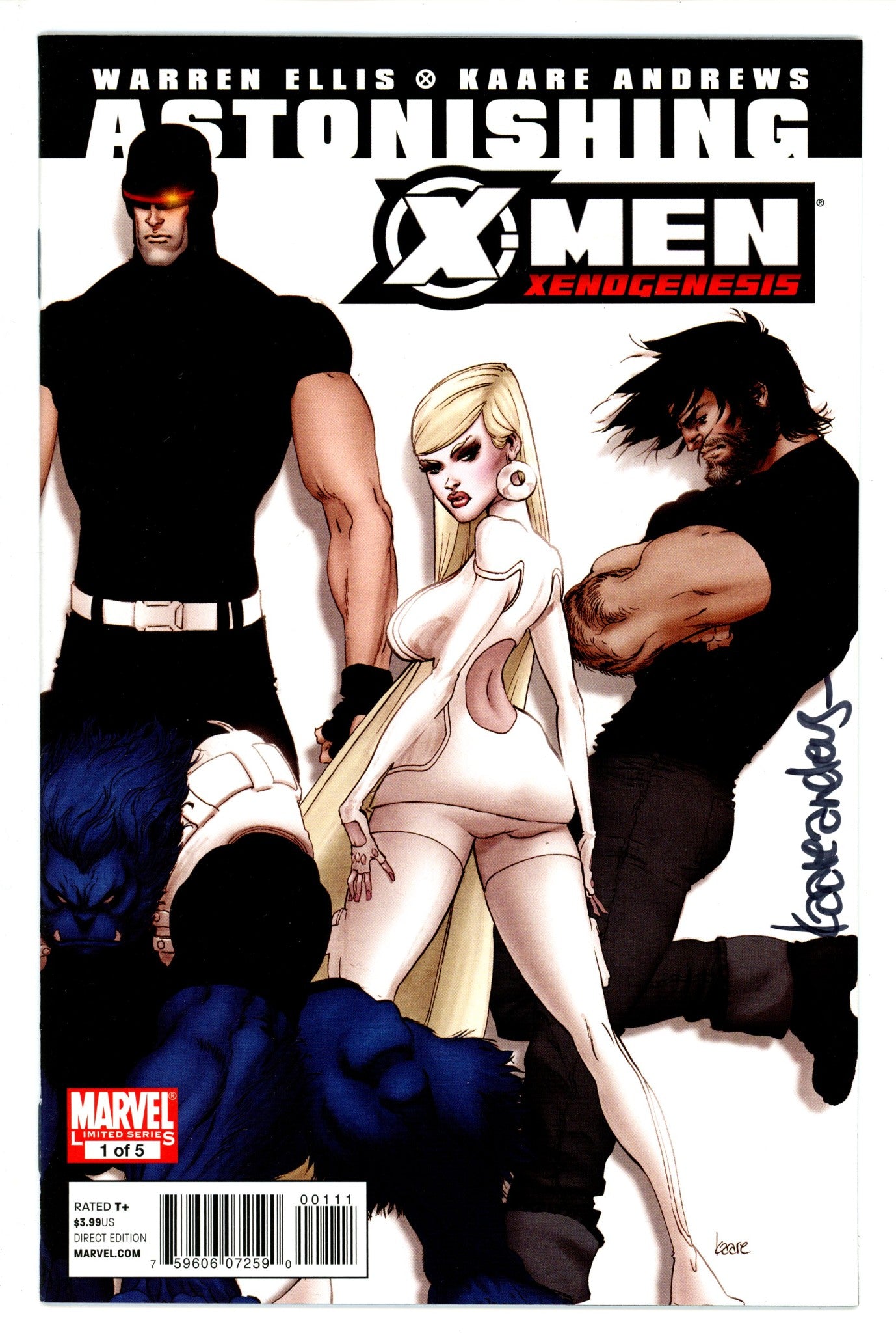 Astonishing X-Men: Xenogenesis 1 Signed Andrews