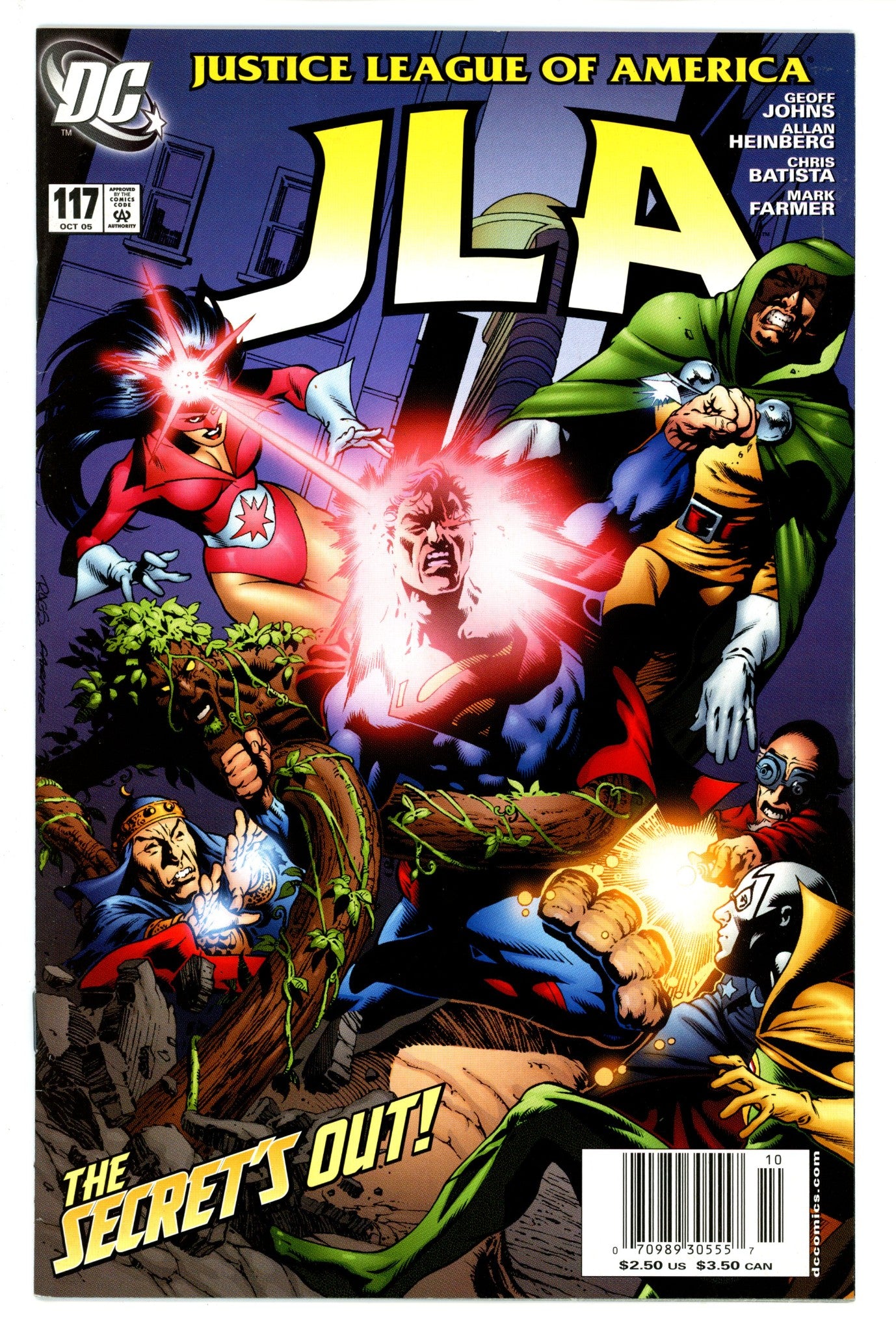 JLA 117 Newsstand VF-